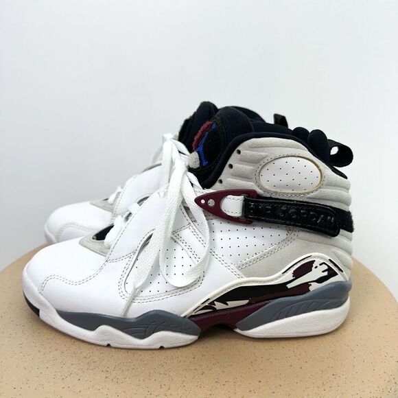 Air Jordan Women’s VIII Retro White Burgundy (CI1236-104) - Picture 1 of 13